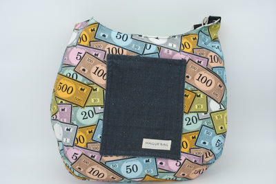 Colorful Money Large Maggie Bag